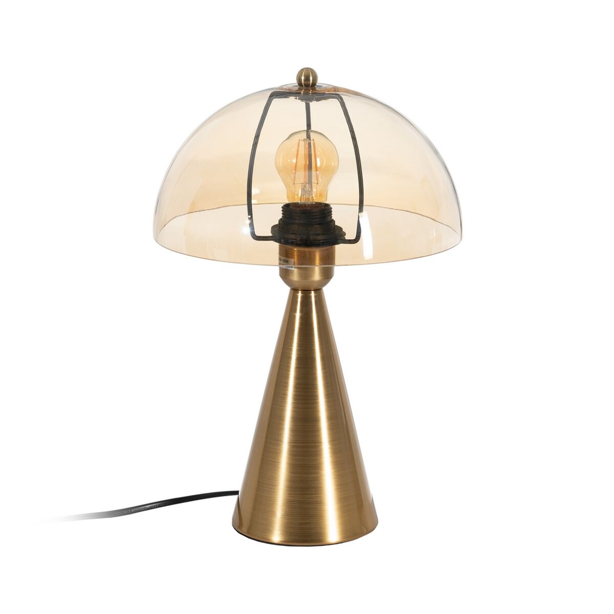 Lâmpada de mesa Dourado Cristal Ferro 40 W 25 x 25 x 37 cm