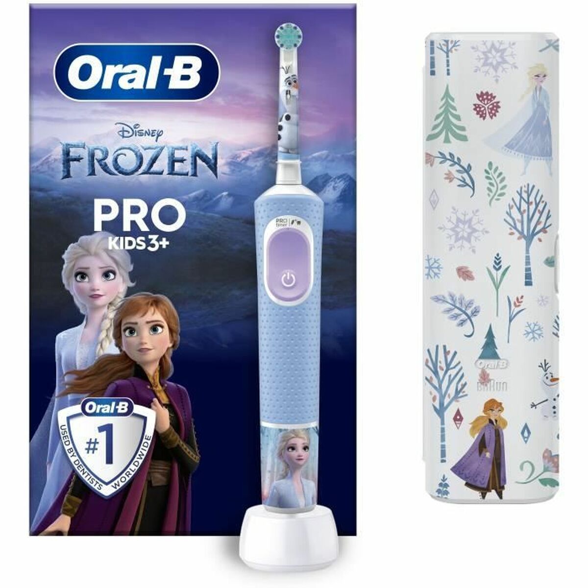 Escova de Dentes Elétrica Oral-B D100 KIDS Preto Preto/Cinzento