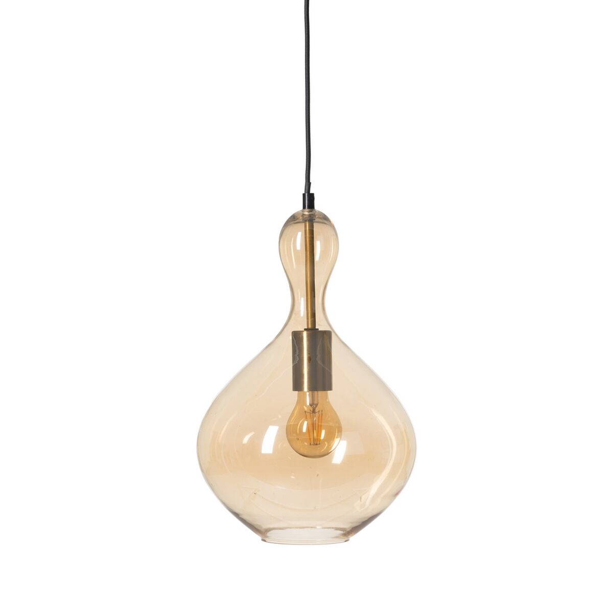 Candeeiro de teto Dourado Caramelo 60 W Ø 23 cm