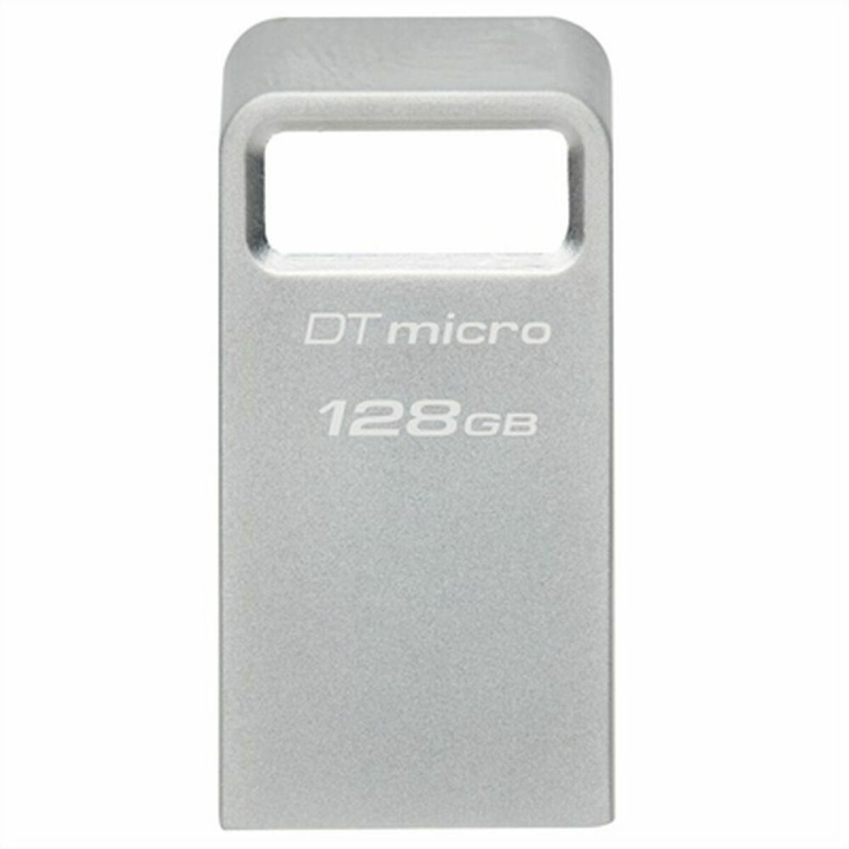 Memória USB Kingston Micro Preto Aço 128 GB (1 Unidade)
