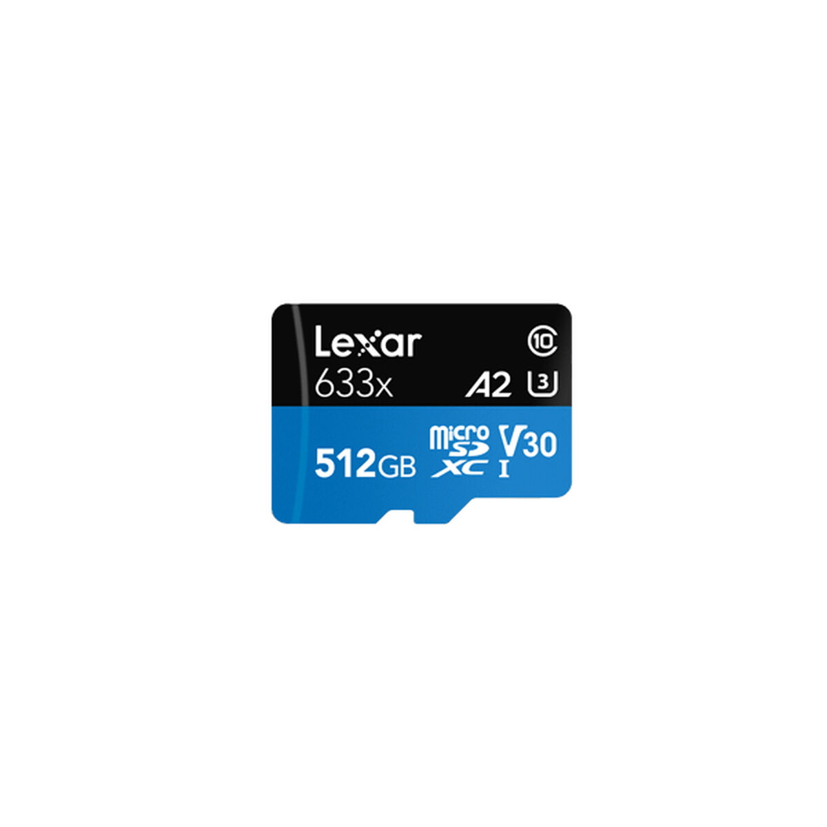 Cartão de Memória Micro SD com Adaptador Lexar 633x 512