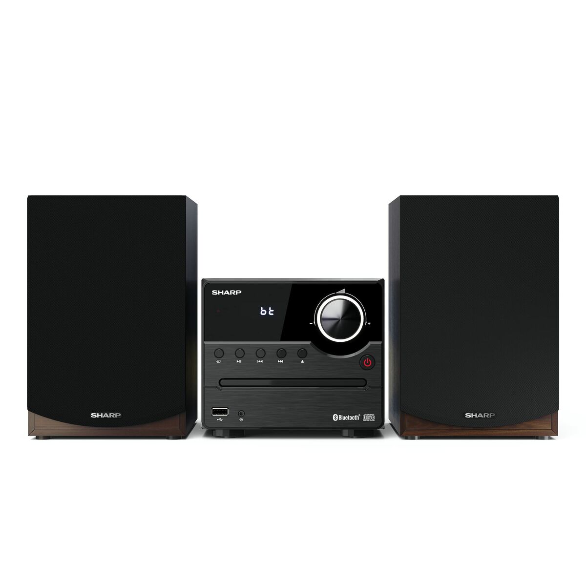 Mini-Aparelhagem de Música Sharp XL-B512(BR) Branco Castanho 45 W