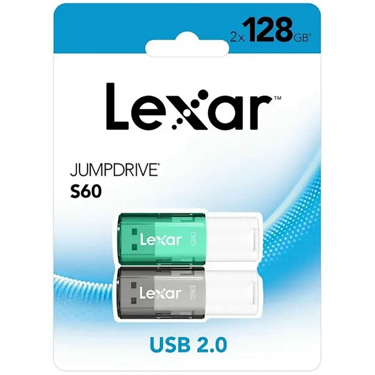 Memória USB Lexar JUMPDRIVE S60 Verde Cinzento 128