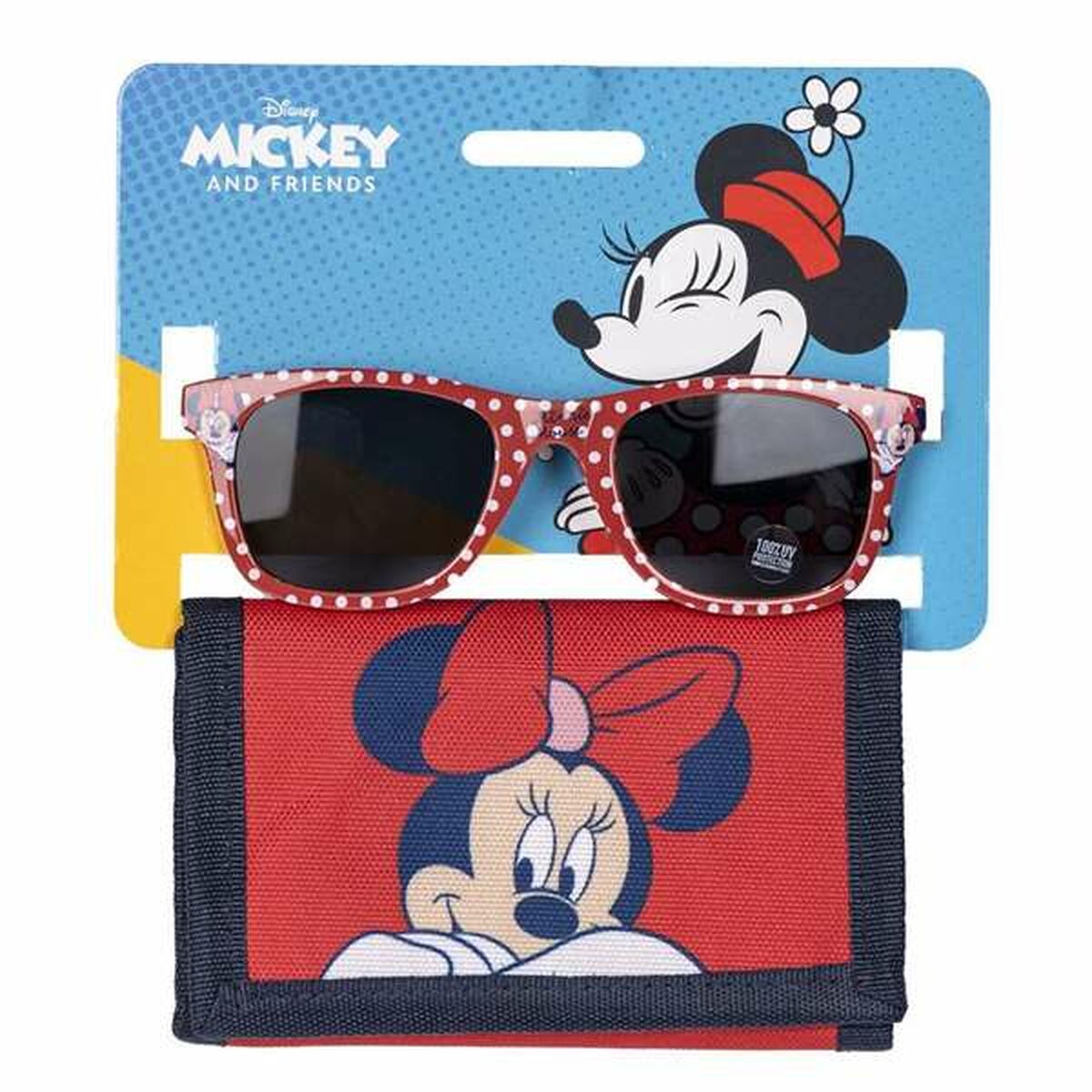 Conjunto de óculos de sol e estojo Minnie Mouse 2 Peças