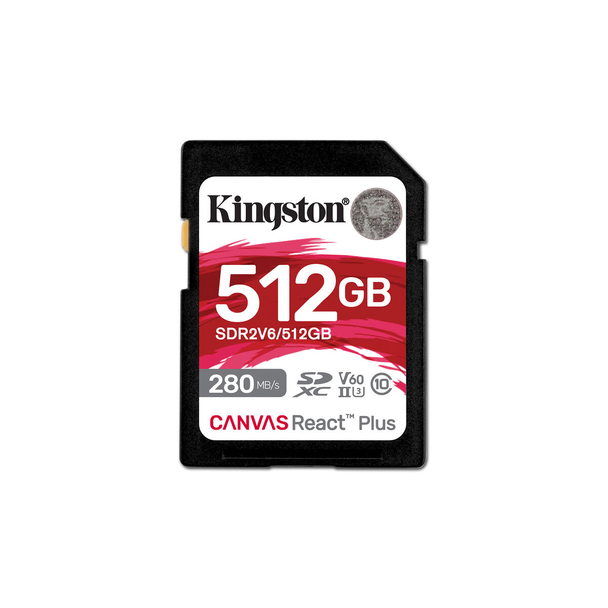 Cartão de Memória SDXC Kingston Technology Canvas React Plus 512