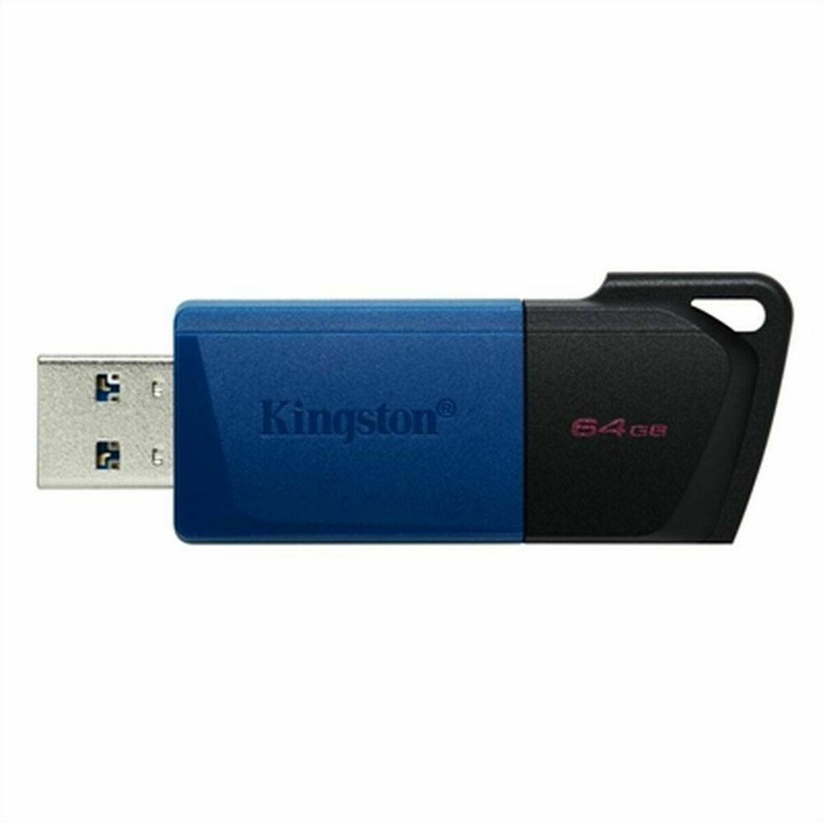 Memória USB Kingston Exodia M Azul Preto 64 GB (1 Unidade)