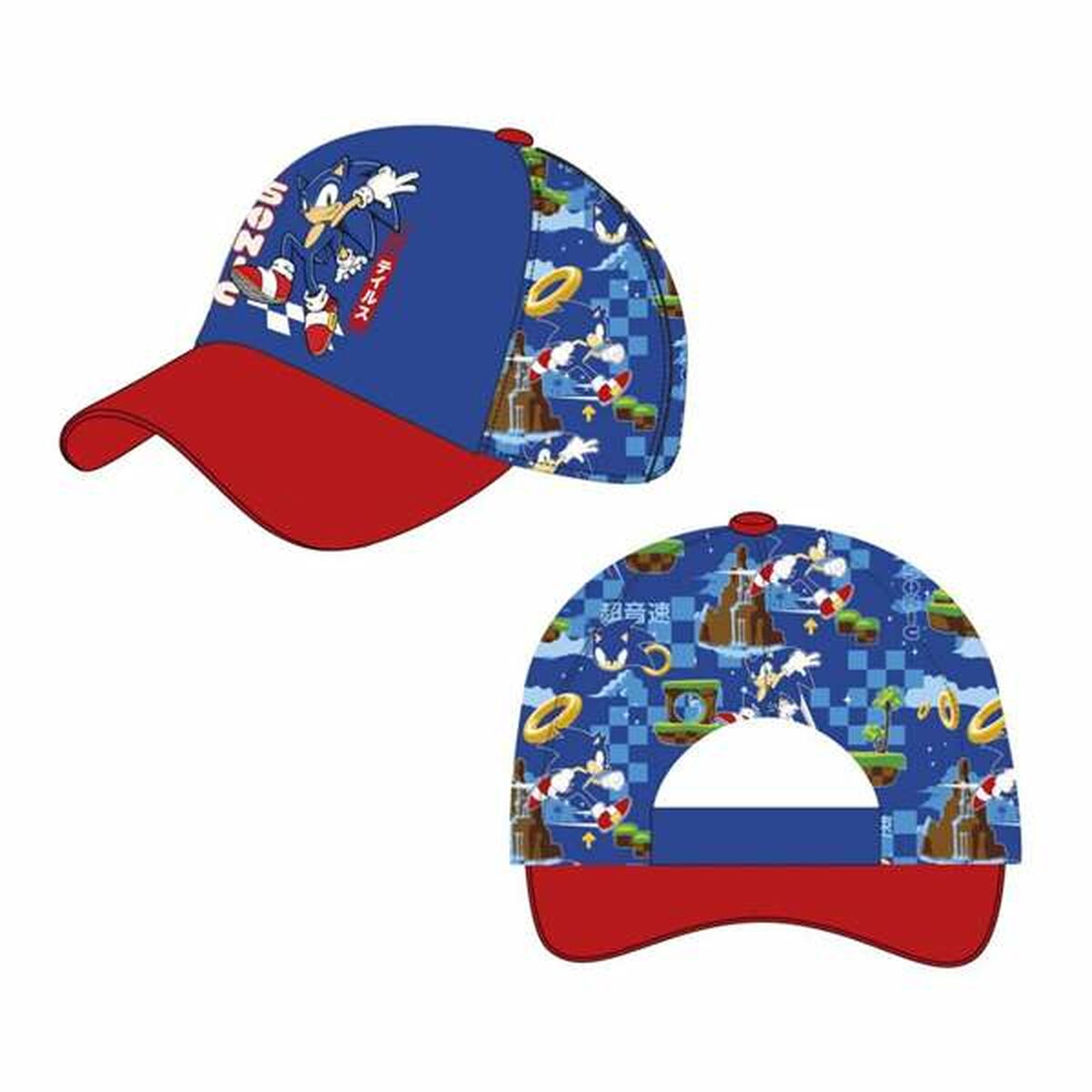 Boné Infantil Sonic