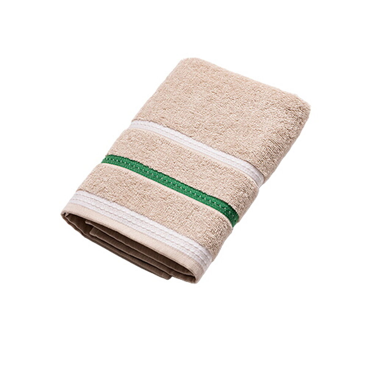 Toalha Benetton Bege 50 x 90 cm Riscas