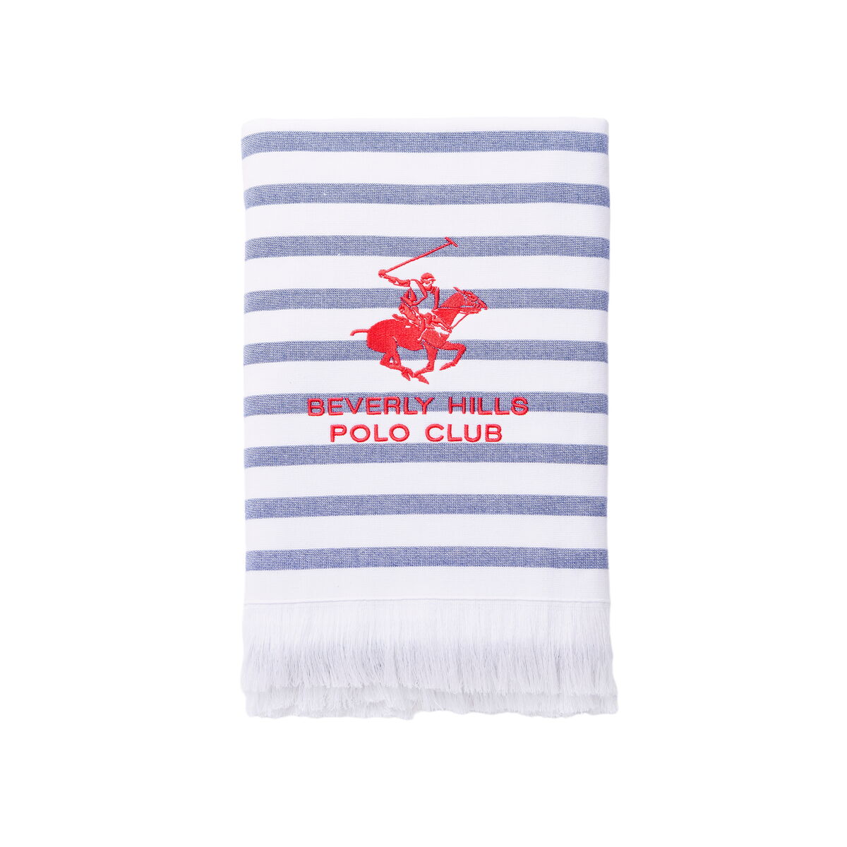 Toalha de banho Beverly Hills Polo Club Azul Branco 100 % algodão 80 x 165 cm