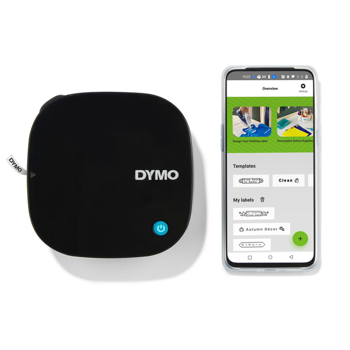 Máquina Rotuladora Elétrica Portátil Dymo LetraTag 200-B
