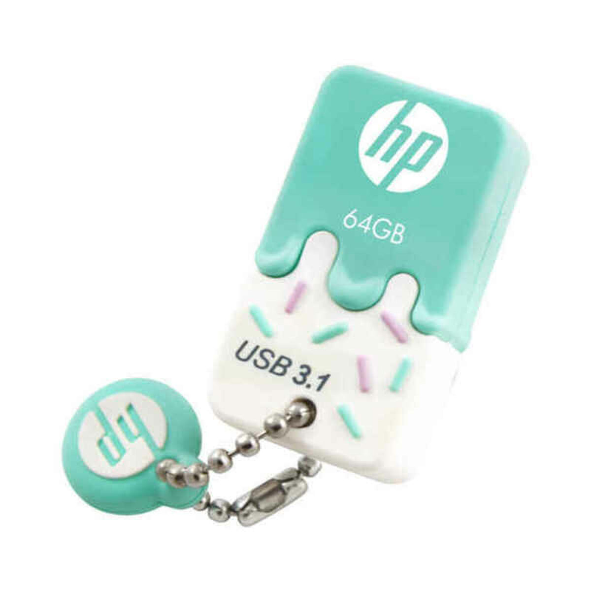 Memória USB HP HPFD778W-64 Menta 64 GB 30 MB/s-75 MB/s (1 Unidade)