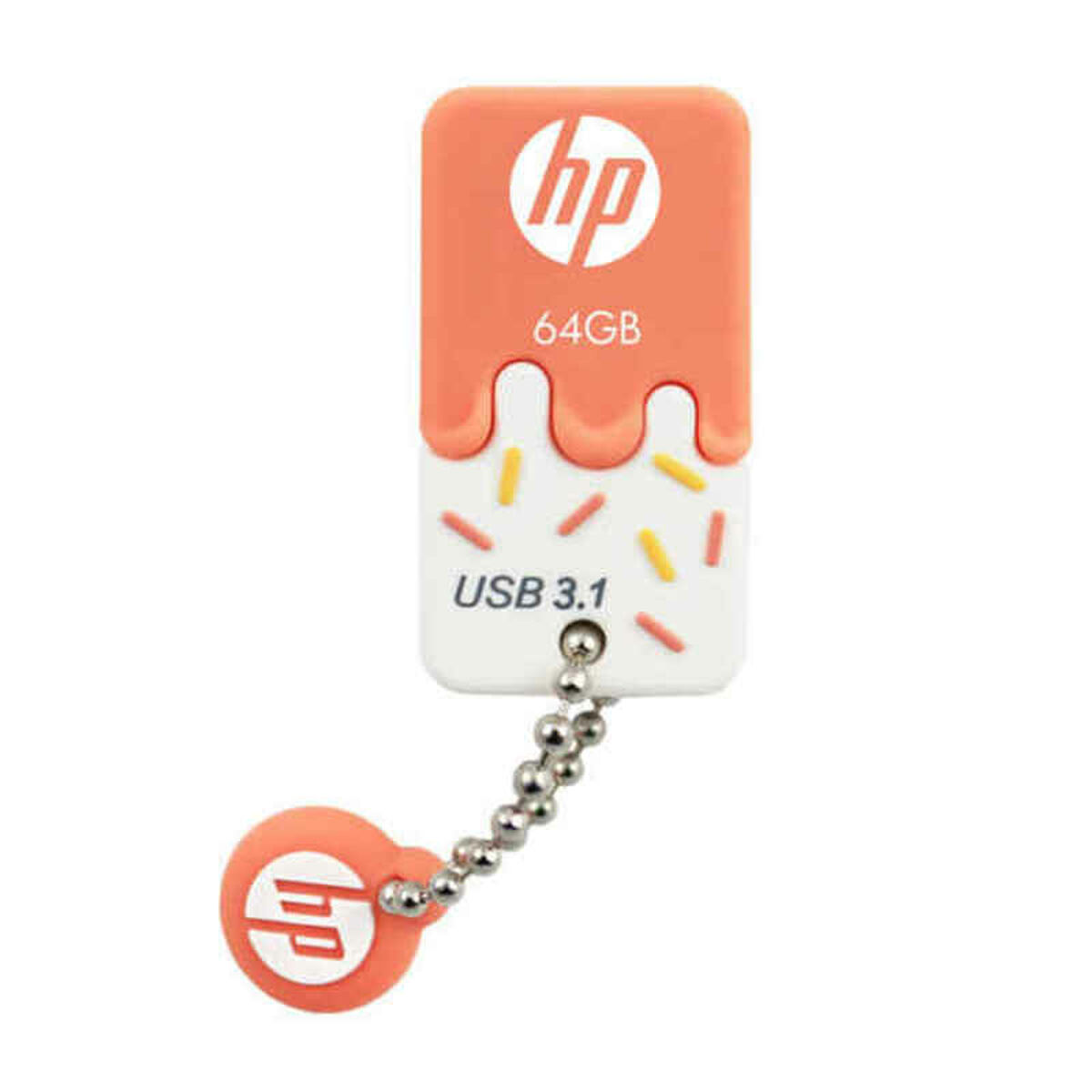 Memória USB HP HPFD778O-64 Laranja 64 GB 75 MB/s (1 Unidade)