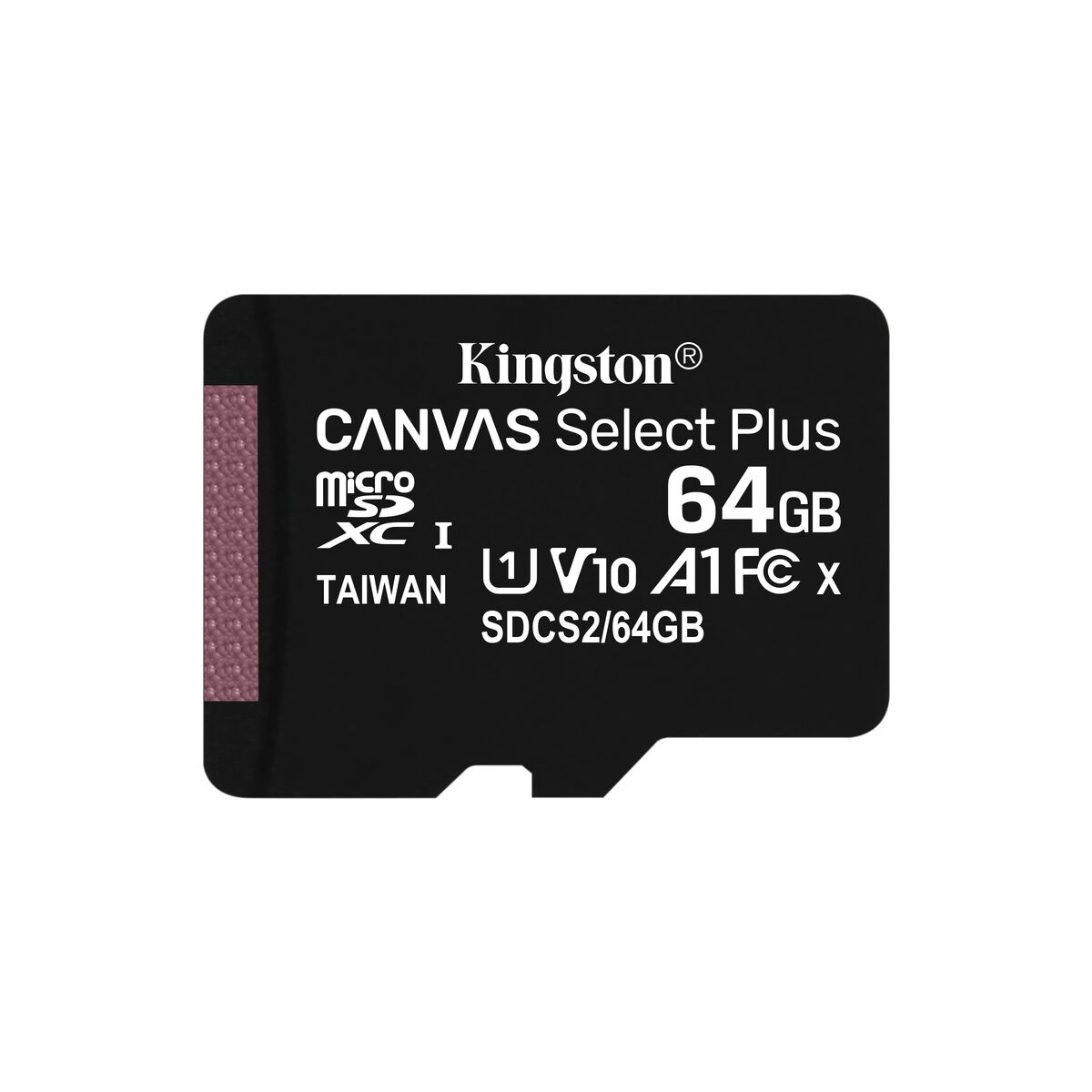 Cartão de Memória Micro SD com Adaptador Kingston Canvas Select Plus 64