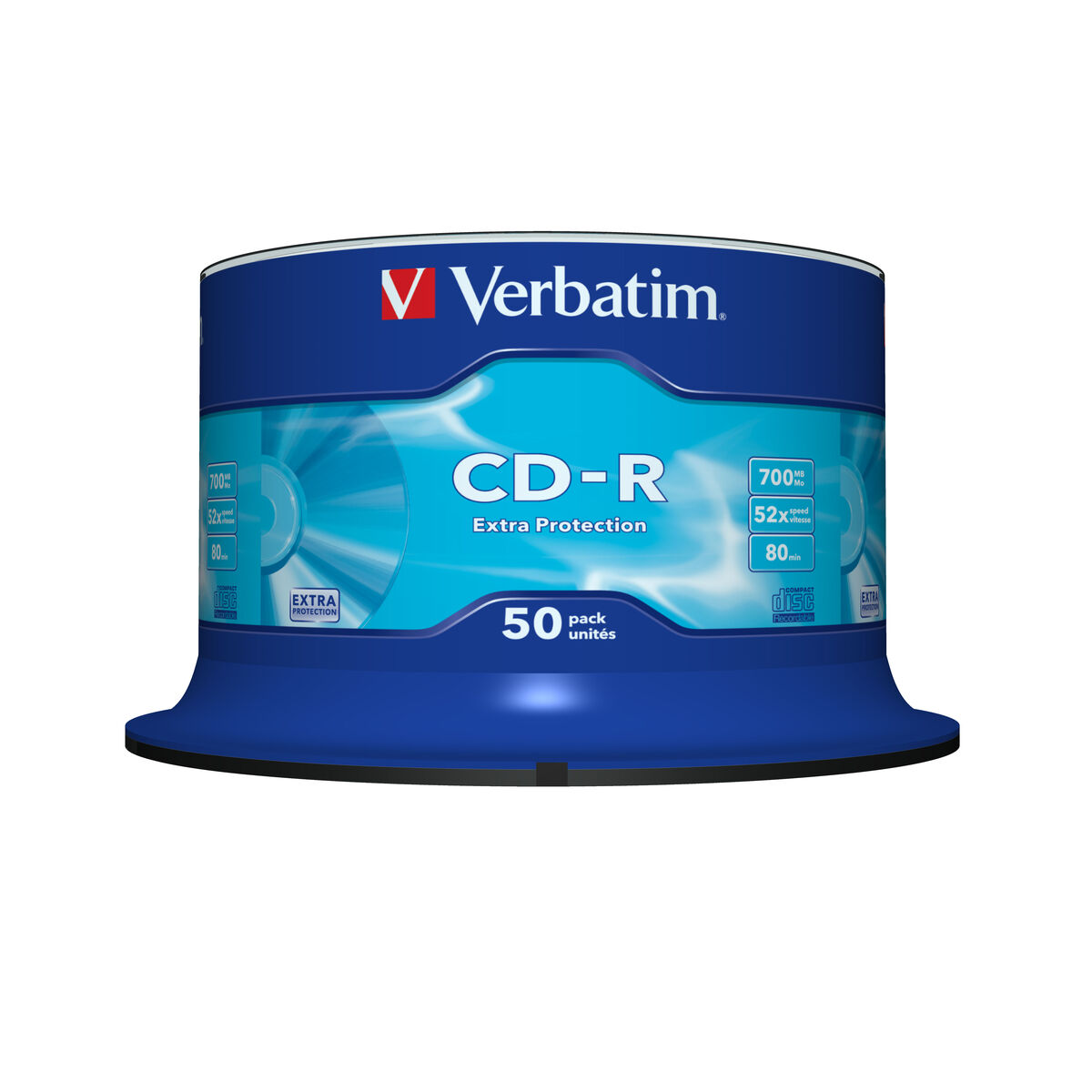 CD-R Verbatim 43351 52x 700 MB (50 Unidades)