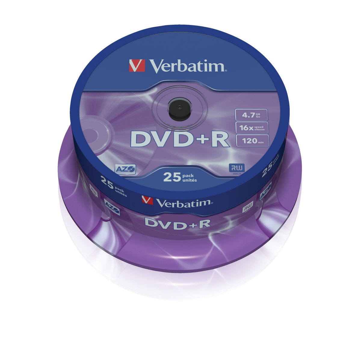 DVD+R Verbatim VB-DPR47S2A 25 Peças
