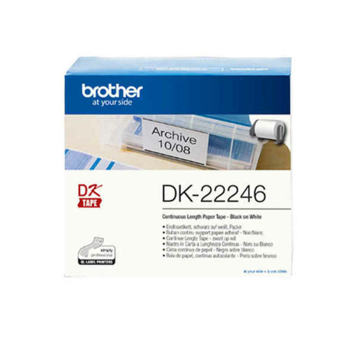 Etiquetas para Impressora Brother DK-22246