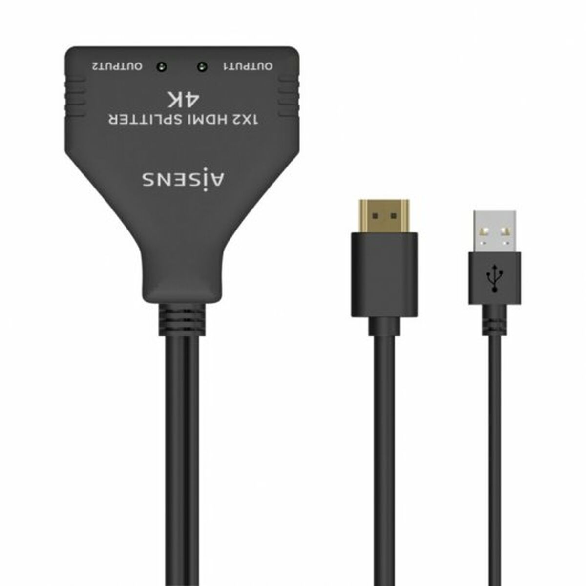Adaptador de Corrente Aisens A123-0654 HDMI HDCP HDMI x 2