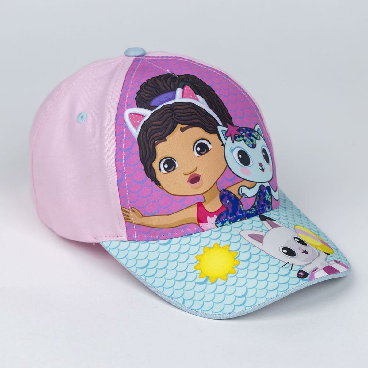 Boné Infantil Gabby's Dollhouse Turquesa