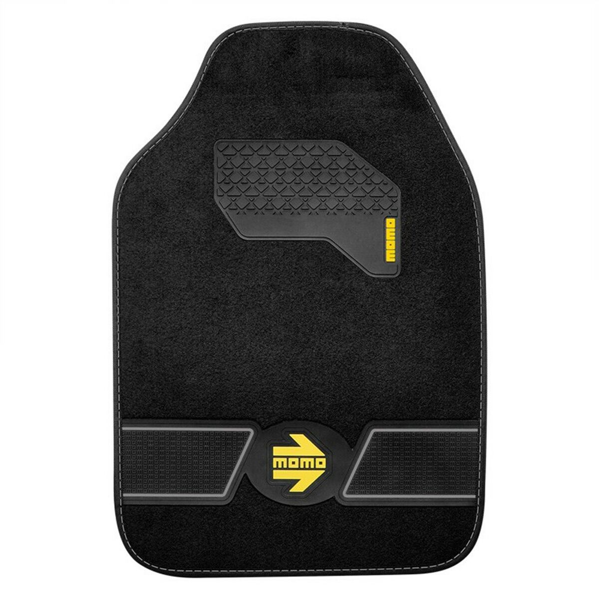 Conjunto de Tapetes de Carro MOMO MOMLCM4FUBG Universal 4 Peças