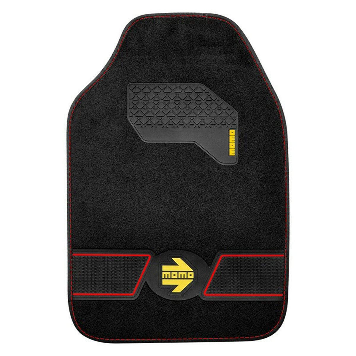 Conjunto de Tapetes de Carro MOMO MOMLCM4FUBR Universal 4 Peças