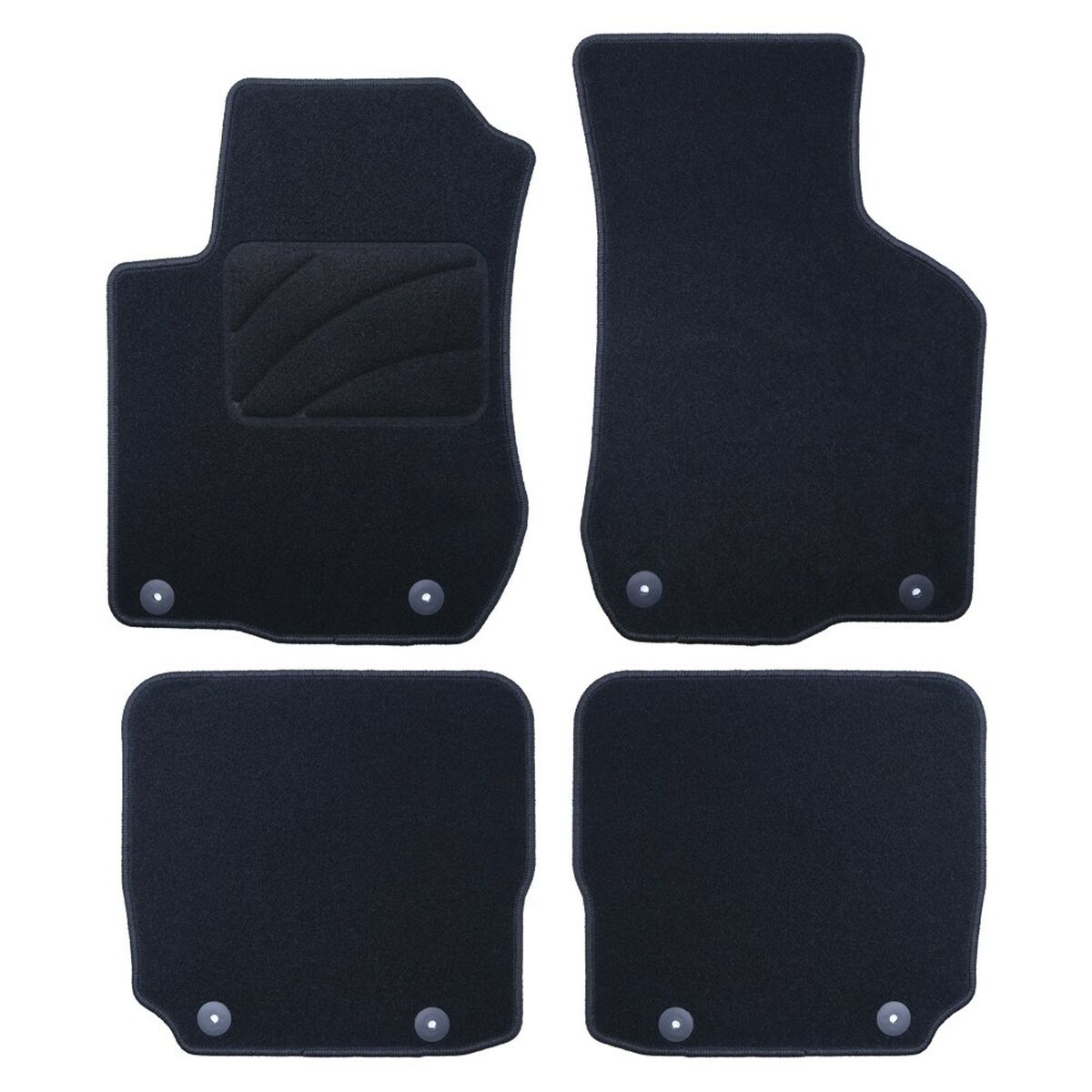 Conjunto de Tapetes de Carro OCC Motorsport OCCD0006 5 Peças