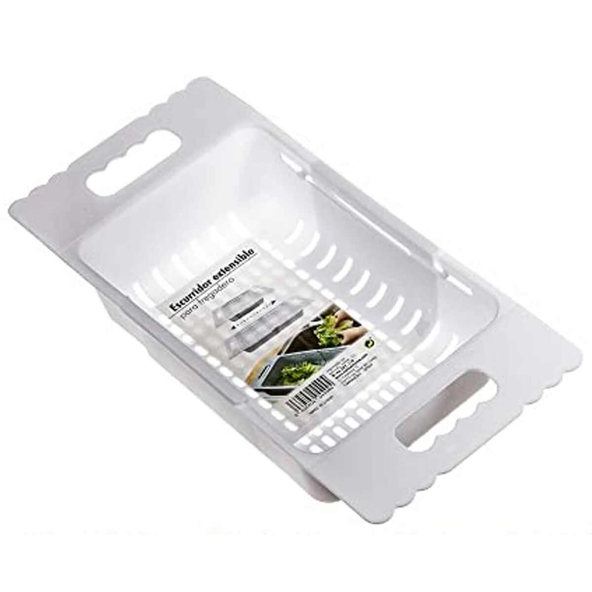 Escorredor de loiça Extensível para Lava-loiça Kozina Branco 50 x 18,5 x 8 cm