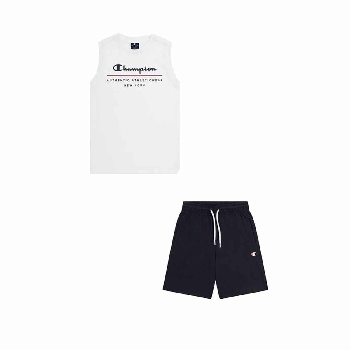 Conjunto Desportivo para Crianças Champion Essentials Branco