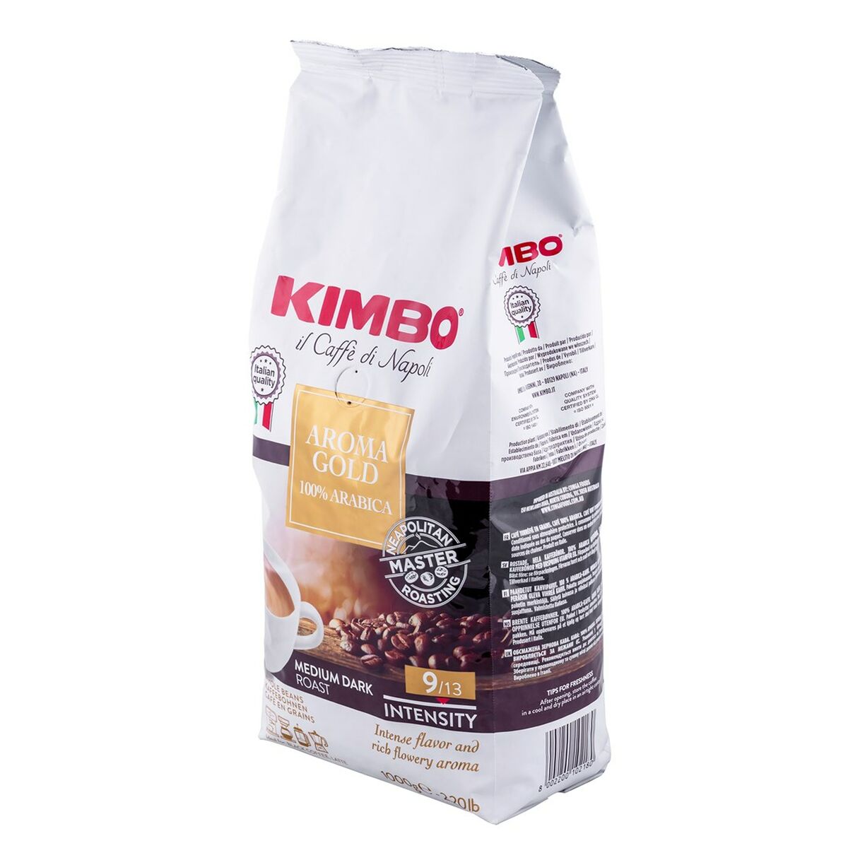 Café em grão Kimbo Aroma Gold