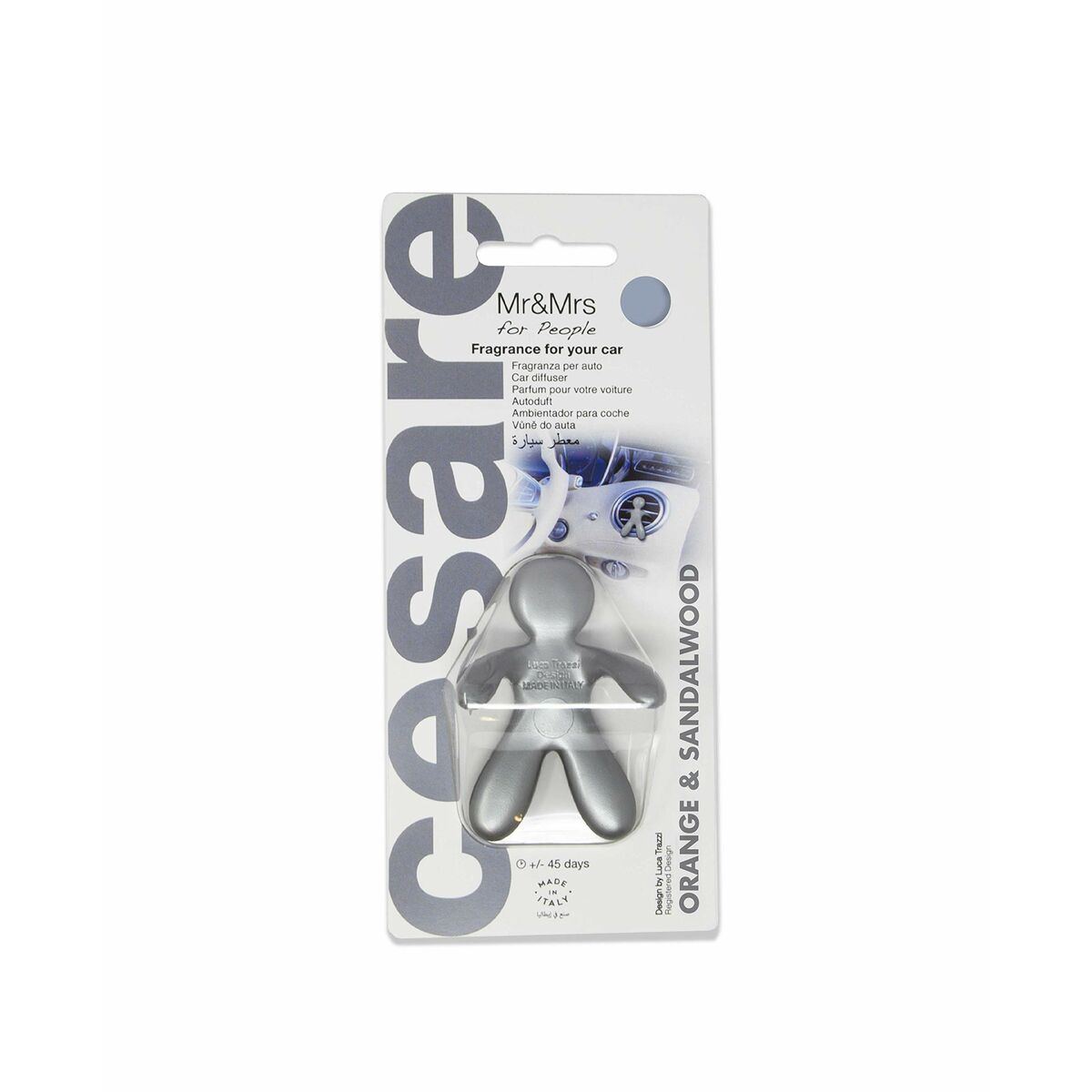 Ambientador Para Automóveis Mr & Mrs Fragrance Fragrance Cesare (1 Unidade)