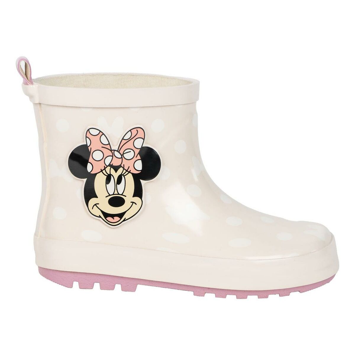 Botins Infantis Minnie Mouse Cor de Rosa