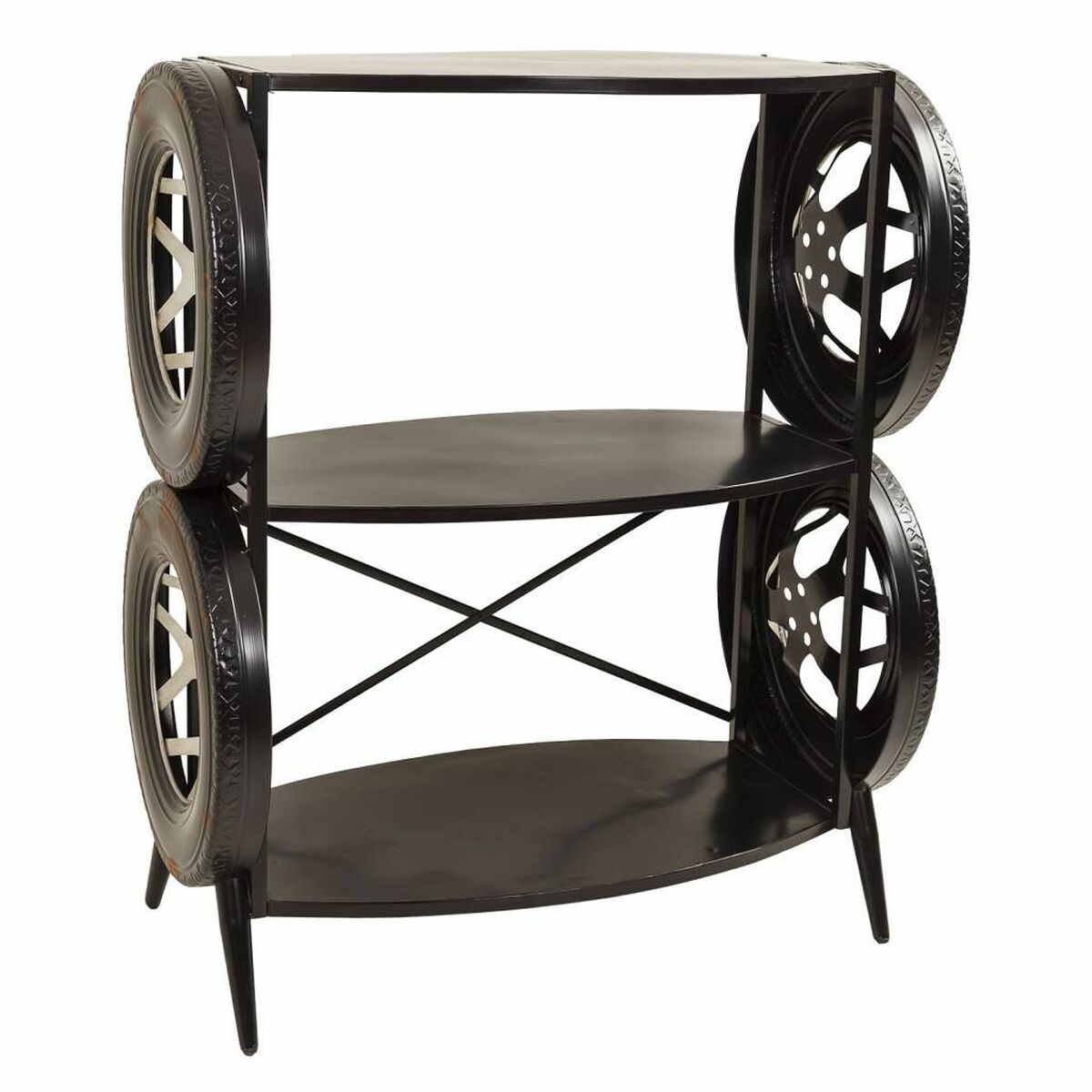 Estantes Alexandra House Living Catanho escuro Metal 51 x 117 x 97 cm