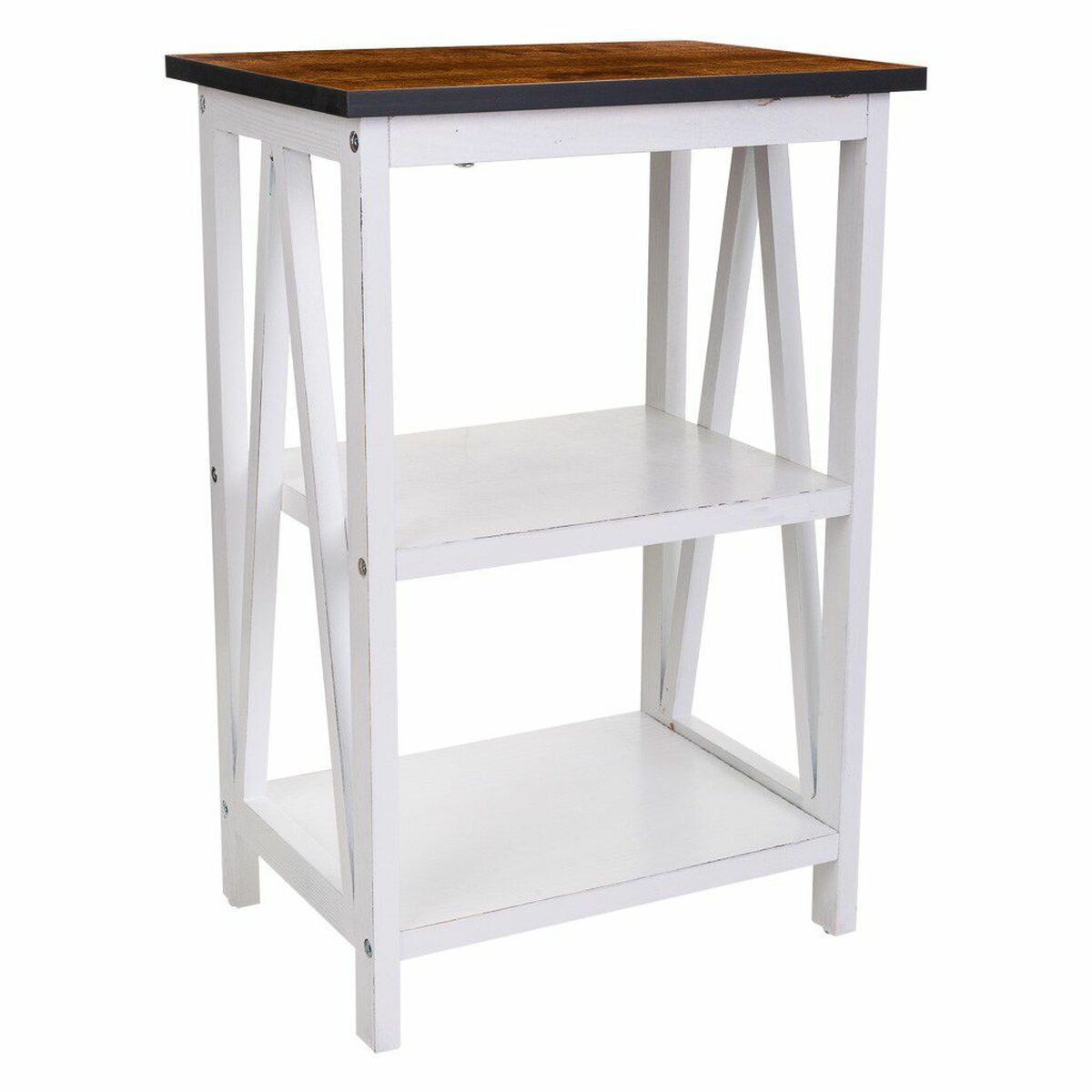 Estantes Alexandra House Living Branco Madeira de paulónia Madeira MDF 30 x 60 x 40 cm