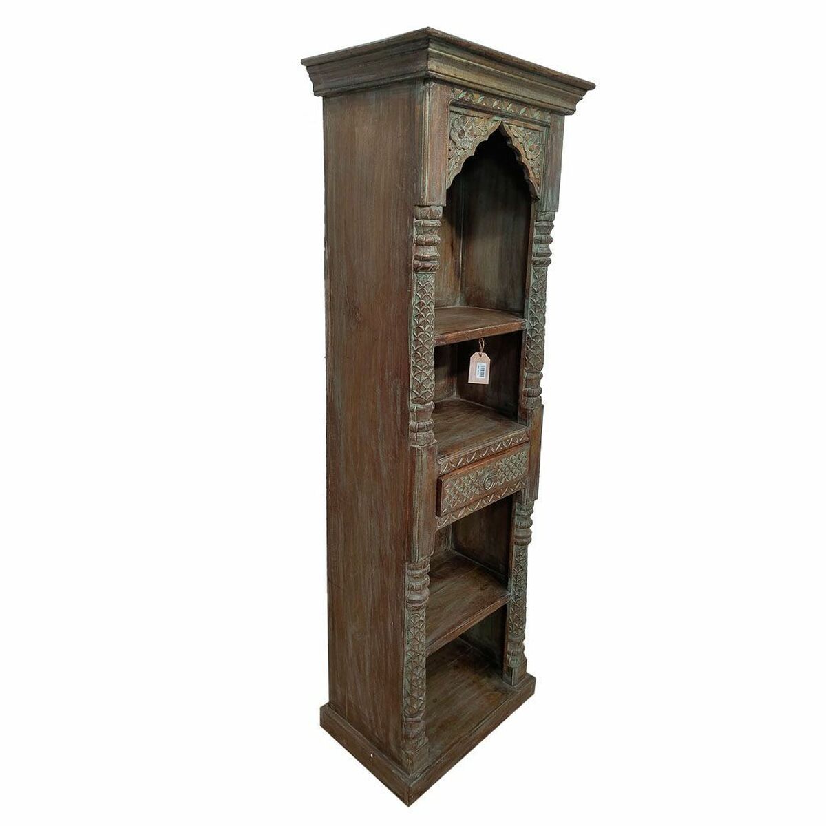 Estantes Alexandra House Living Castanho Madeira de mangueira 38 x 180 x 57 cm