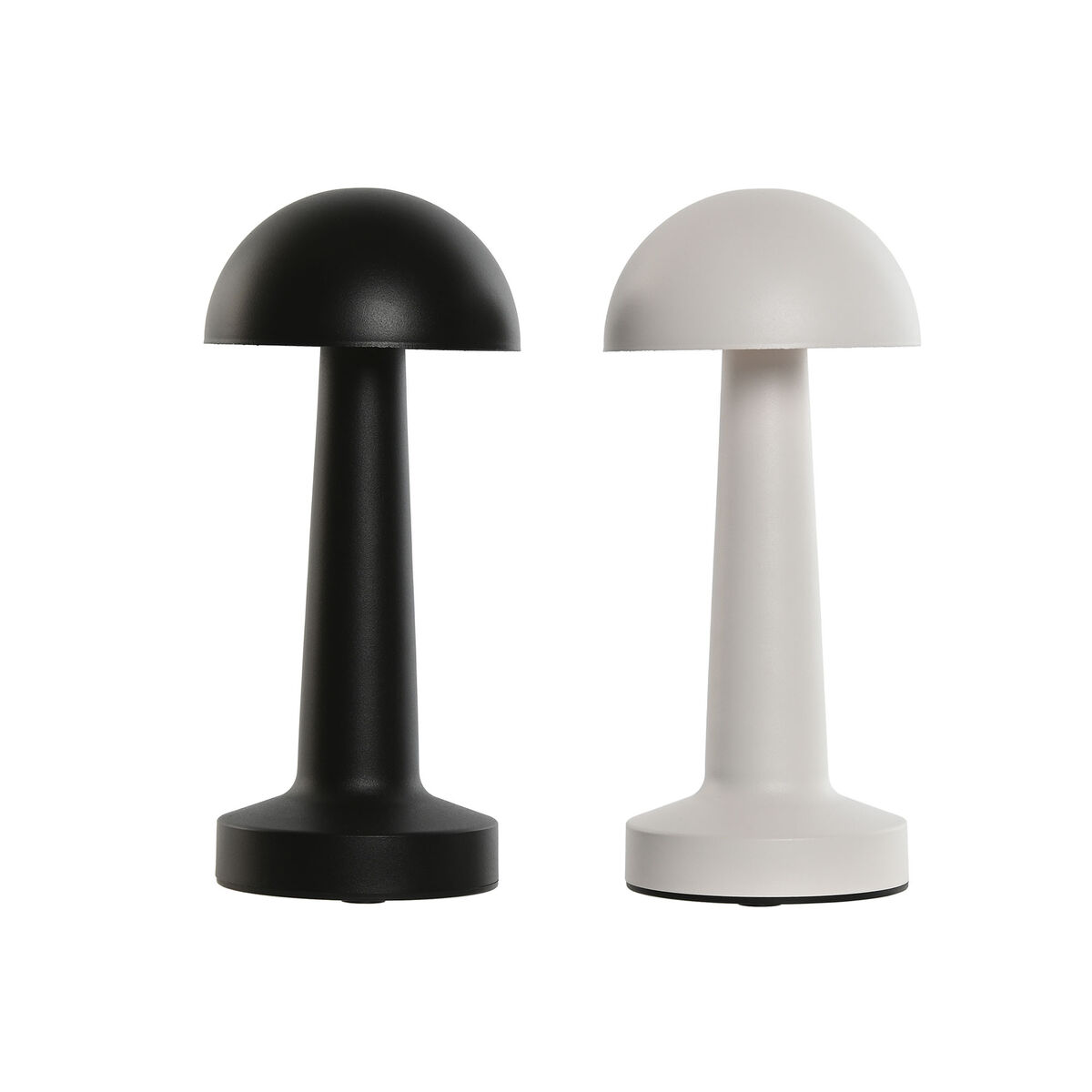 Lâmpada de mesa Home ESPRIT Branco Preto 9 x 9 x 22 cm (2 Unidades)