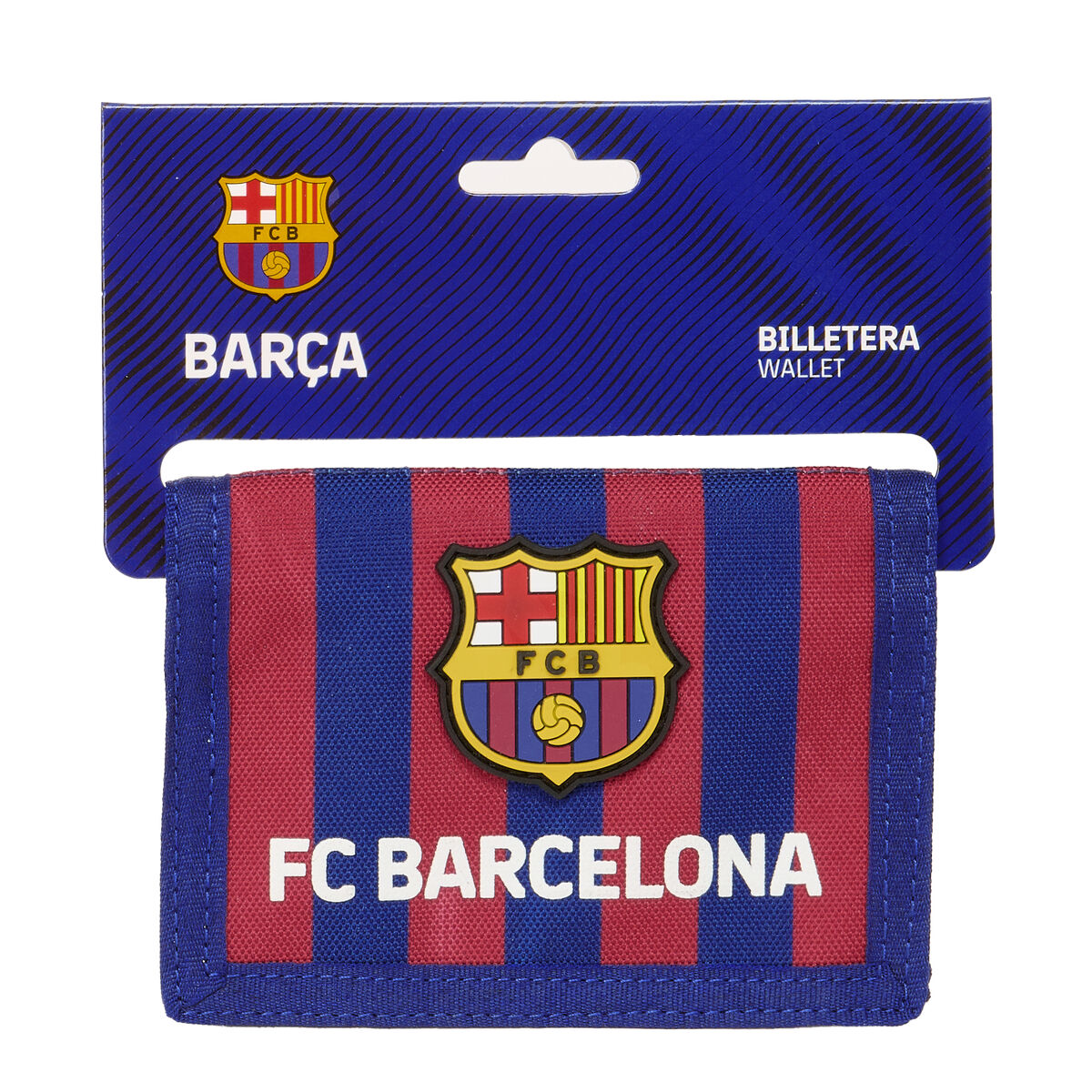 Carteira F.C. Barcelona 24/25 Grená Azul Marinho