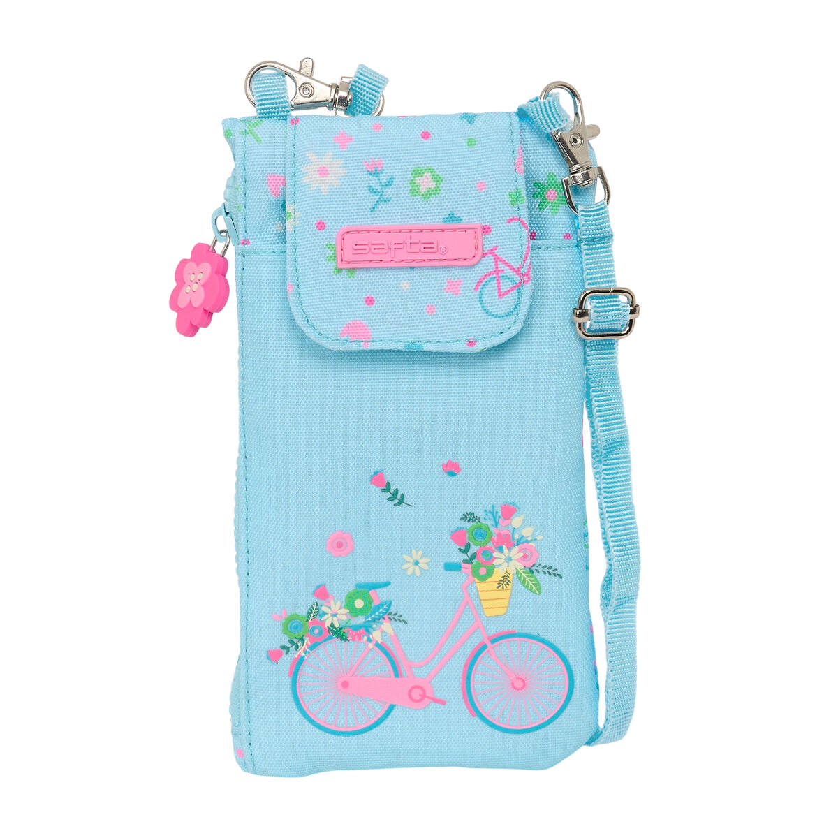 Porta-moedas Safta Bicicleta 10 x 19 cm