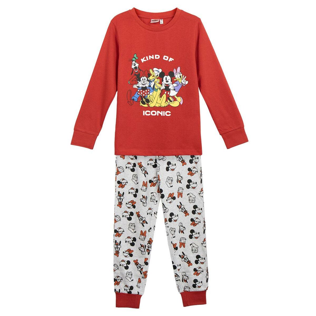 Pijama Infantil Mickey Mouse Vermelho