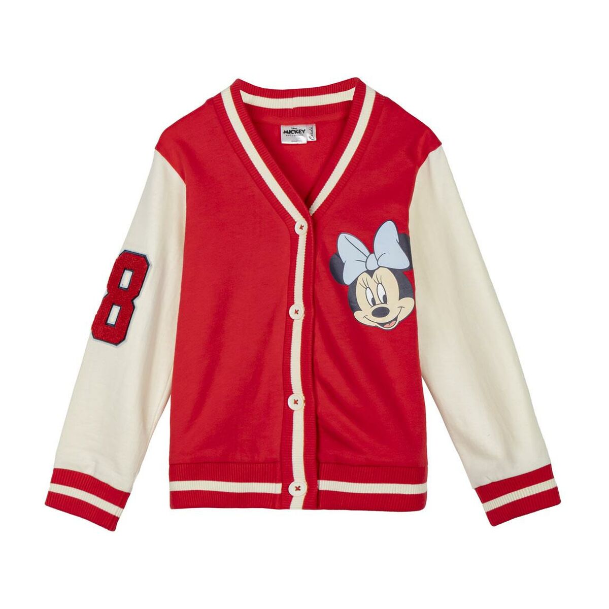 Casaco Infantil Minnie Mouse Vermelho