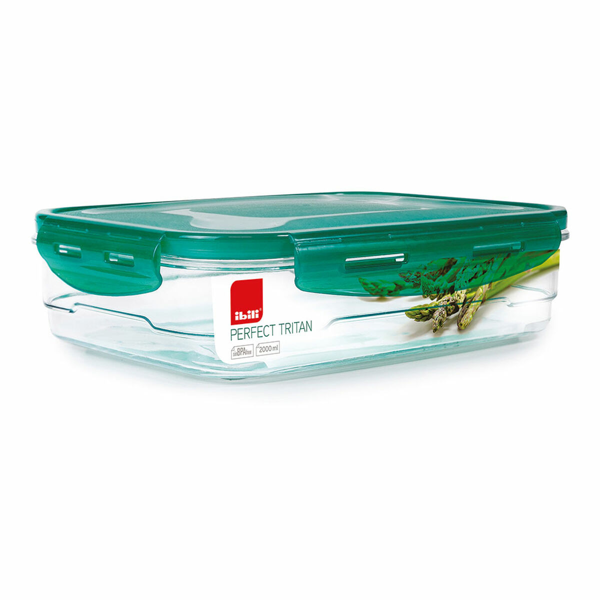 Lancheira Hermética Ibili 790420 Plástico 2 L 27 x 20 x 6,5 cm