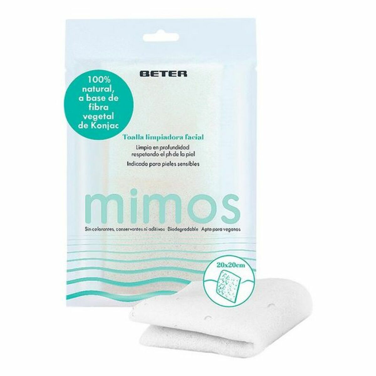 Toalha Para Peles Sensíveis Beter Konjac Toalla (1 Unidade)