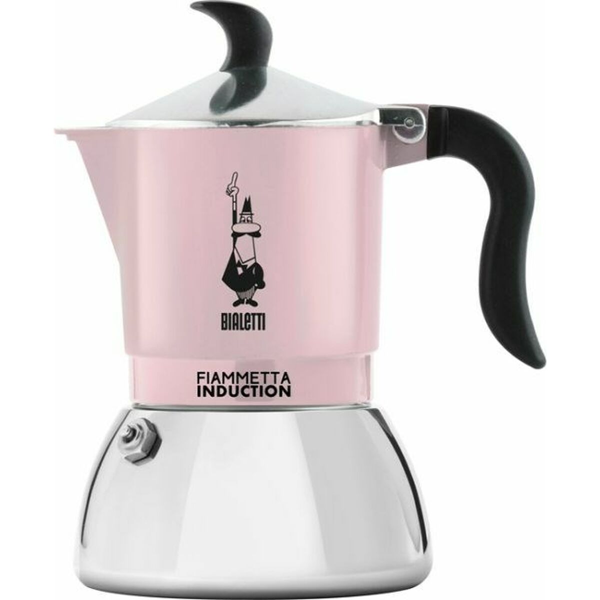Cafeteira Italiana Bialetti 29592 Aço inoxidável Alumínio 4 Kopjes Cor de Rosa