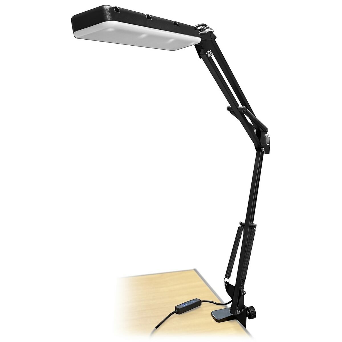 Lâmpada de secretária Media Tech MT224. Preto 750 Lm