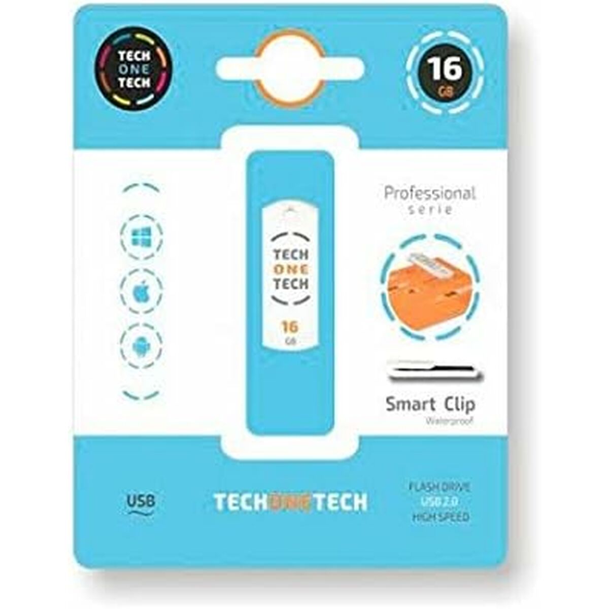 Memória USB Tech One Tech Pro Smart Clip 16