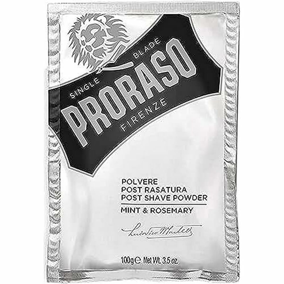 Pós de Talco Perfumados Proraso 100 ml Alecrim Menta