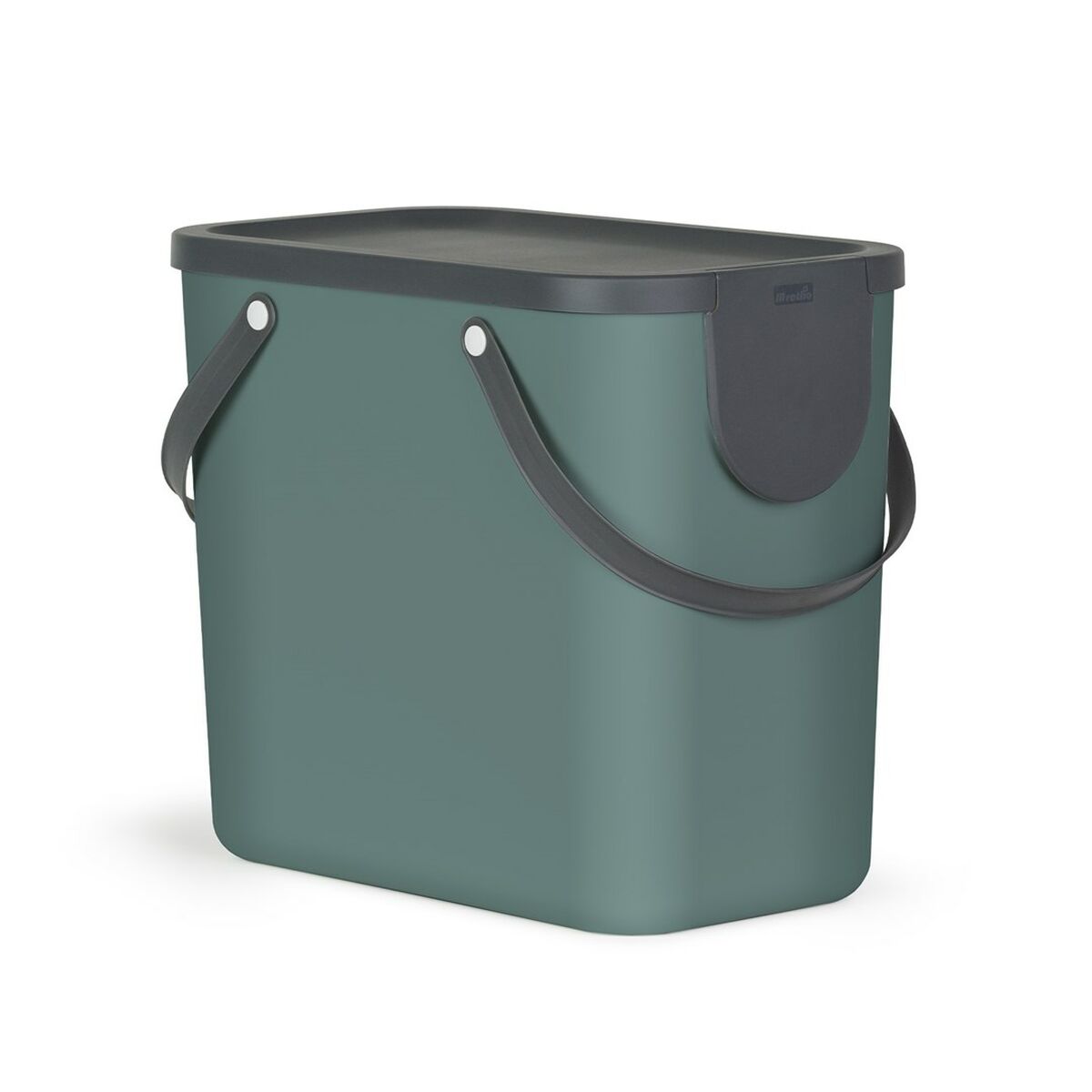 Caixote de Lixo para Reciclagem Rotho Verde-escuro