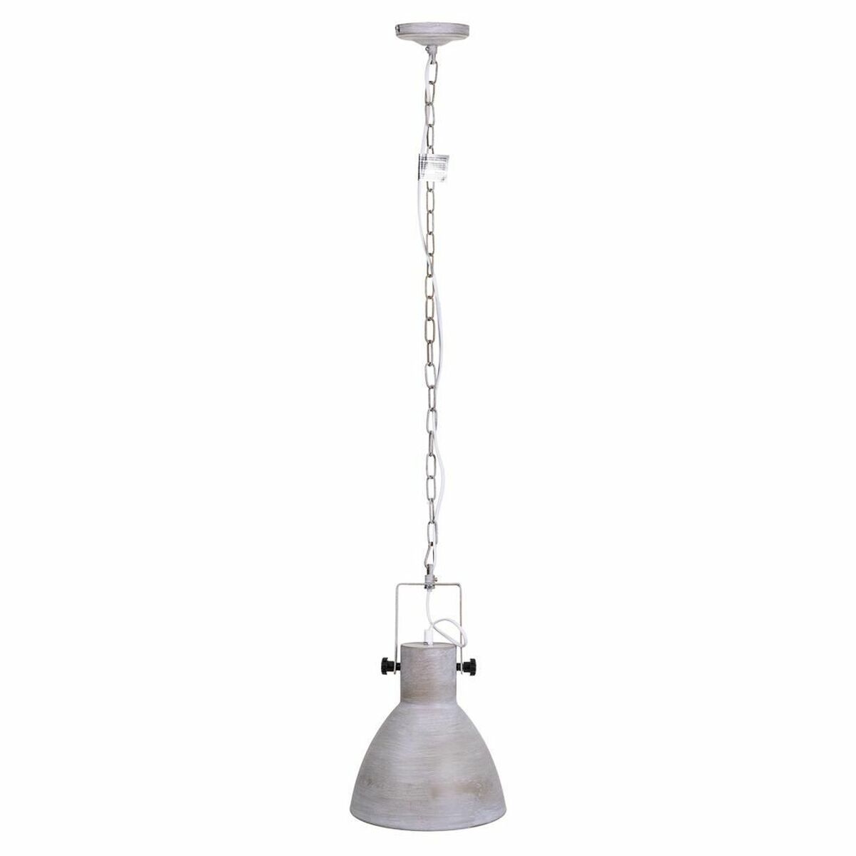 Candeeiro de teto Alexandra House Living Branco Cinzento