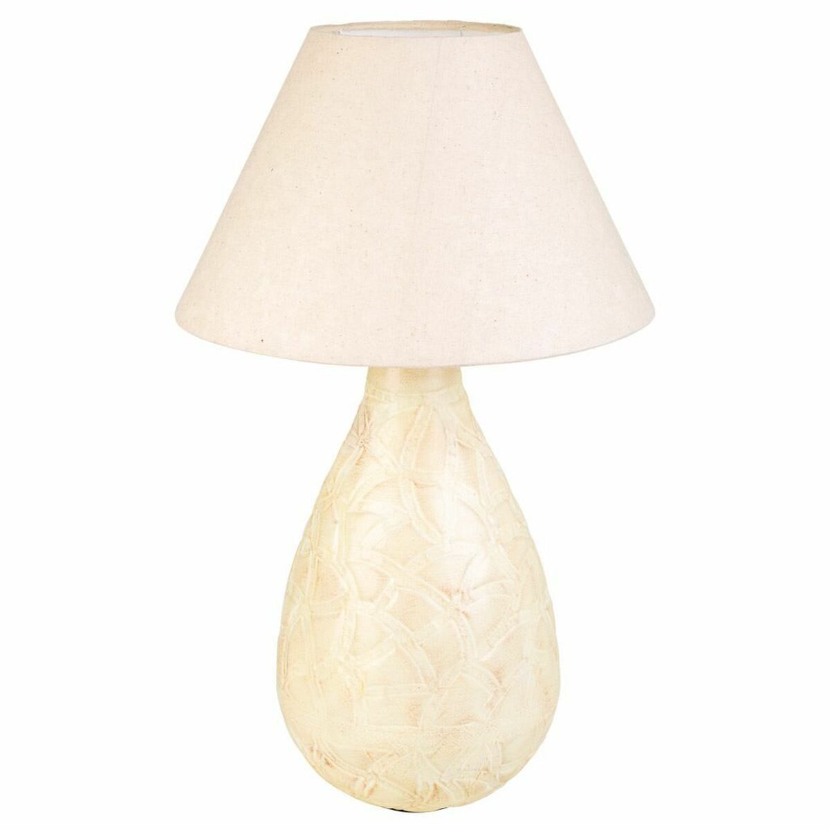 Lâmpada de mesa Alexandra House Living Creme Ferro 33 x 60 x 33 cm