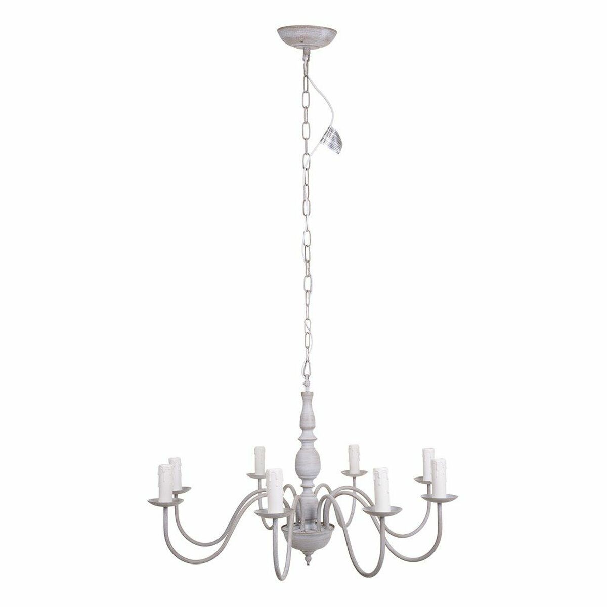 Candeeiro de teto Alexandra House Living Branco Cinzento