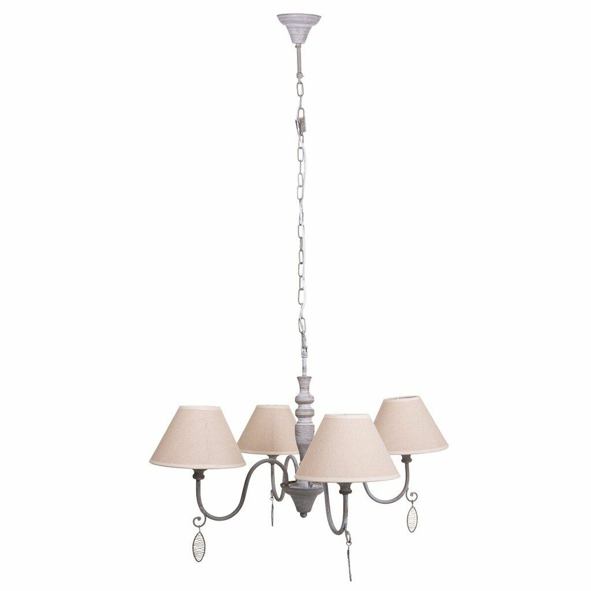 Candeeiro de teto Alexandra House Living Branco Cinzento