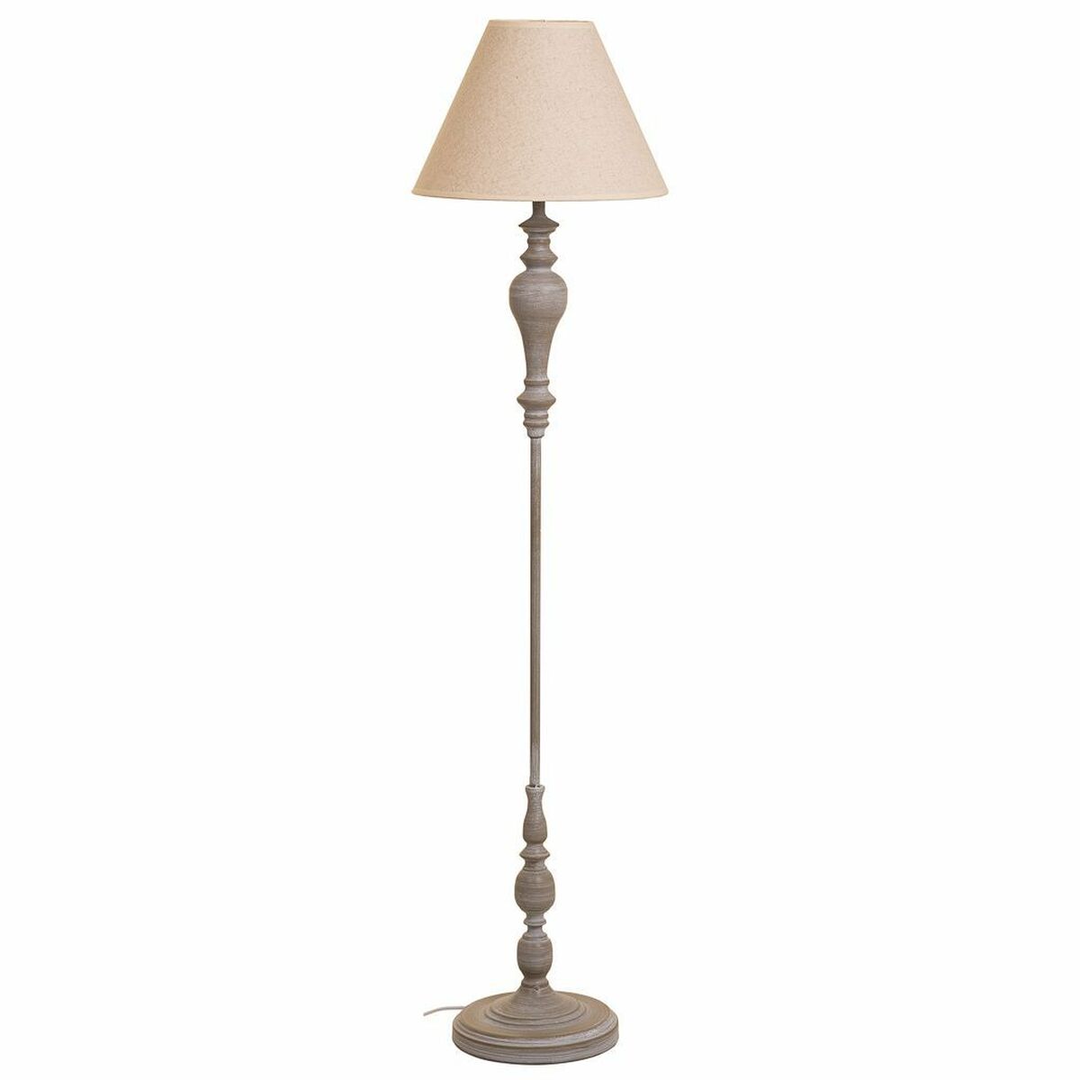 Luminária de chão Alexandra House Living Branco Cinzento 220-240 V 38 x 155 x 38 cm